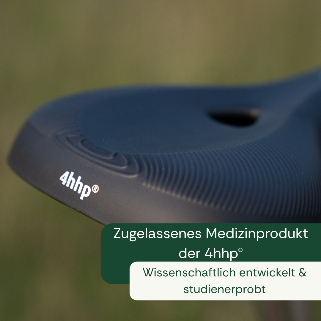 Prostasella® - der Fahrradsattel für signifikante Entlastung des Damms und der Prostata