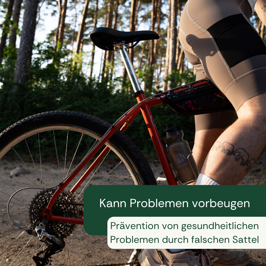 Prostasella® - der Fahrradsattel für signifikante Entlastung des Damms und der Prostata